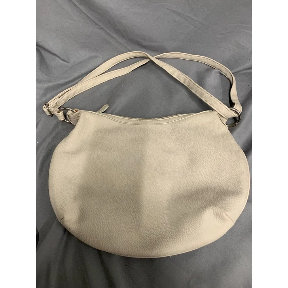 Rosetti Handbag Purse Small‎ Beige Multiple Compartments Zipper Cream